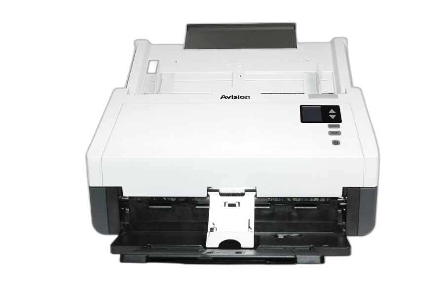 Avision AD345G front open